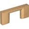 Jeffrey Alexander 32 mm Center-to-Center Satin Bronze Square Sutton Cabinet Bar Pull 635-32SBZ - alternate 1